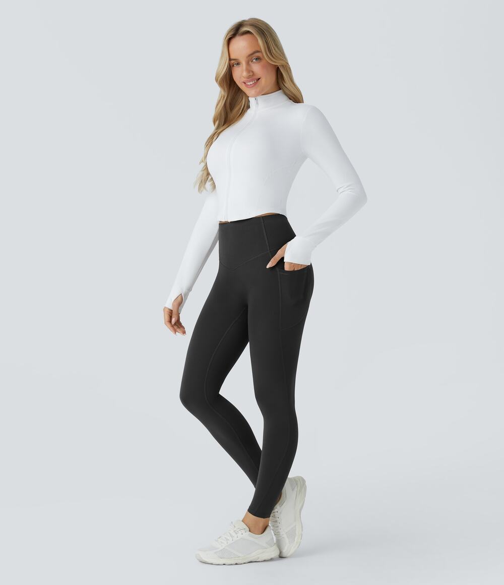 HALARA Small Black UltraSculpt High Waisted Shaping Leggings Athleisure D6-6